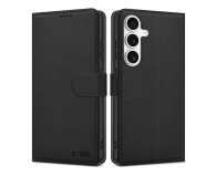 Etui do telefonów TECH-PROTECT Wallet Do Galaxy S25 FE Black 5906302332830